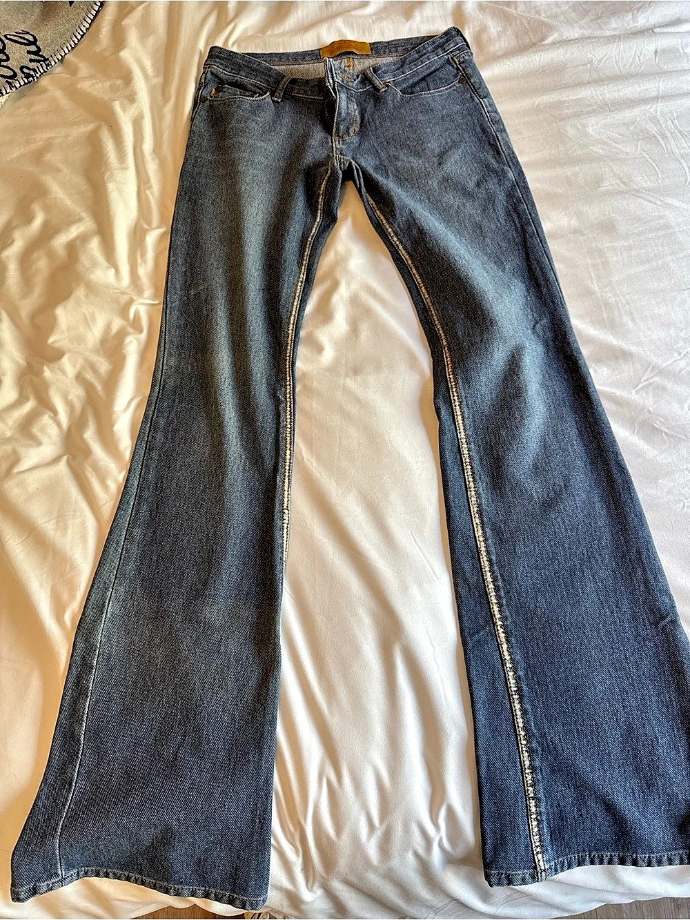 Ultra rare Vintage California Born Women's Blue low rise Bootcut Jeans